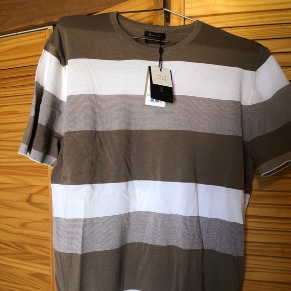 Massimo Dutti Extra Fine Cotton Sweater TShirt - Picture 2 of 6